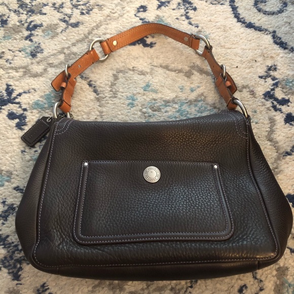 Coach Bags Coach Dark Brown Leather Shoulder Bag Poshmark